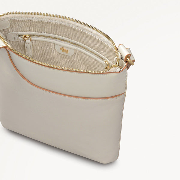 Radley London Chalk Zip Top Leather Crossbody Bag | Pockets Collection AW25 | Radley