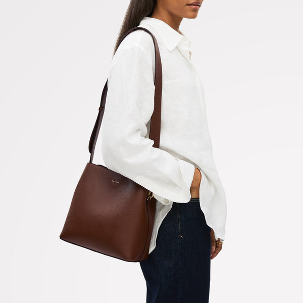 Radley London Chocolate Medium Compartment Cross Body | Dukes Place AW25 | Radley London