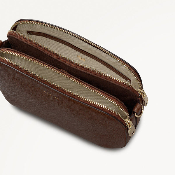 Radley London Chocolate Medium Ziptop Cross Body | Dukes Place AW25 | Radley London