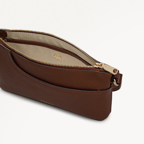 Radley London Chocolate Mini Ziptop Ew Shoulder | Pockets AW25 | Radley London