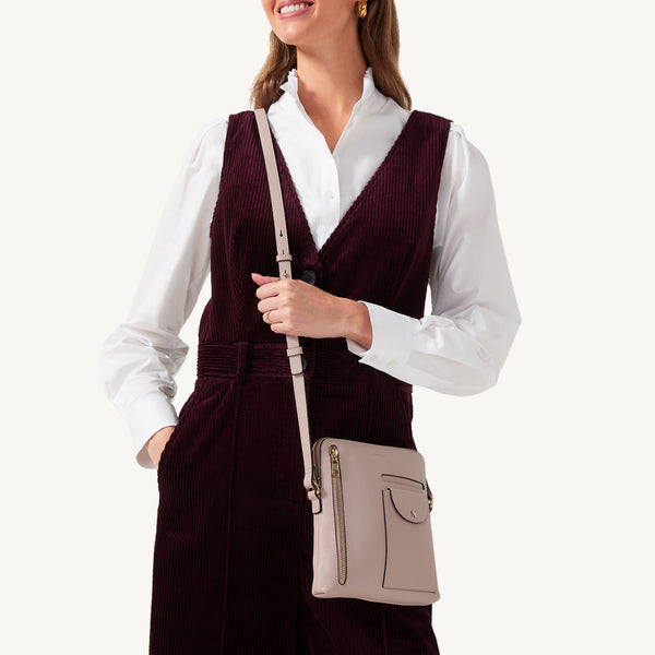 Radley London Clay Pink Small Zip-Top Crossbody Bag | Ridge Park SS25 | Radley