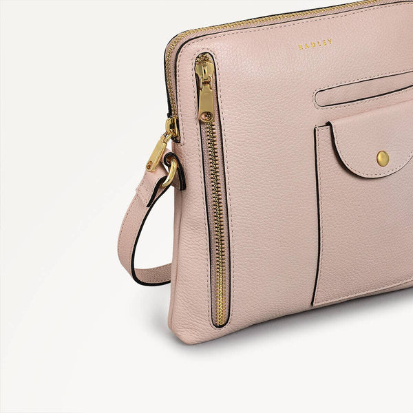 Radley London Clay Pink Small Zip-Top Crossbody Bag | Ridge Park SS25 | Radley