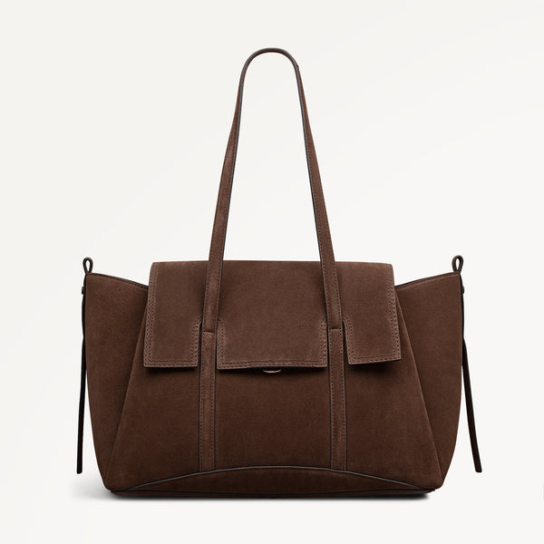 radley london Coffee Medium Flapover Shoulder | The Chancery AW25 | Radley London
