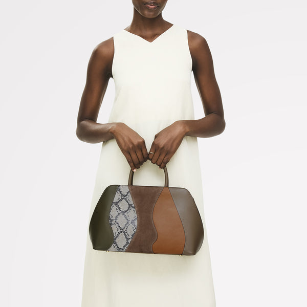 Radley London Coffee Medium Ziptop Grab | Liverpool Street AW25 | Radley London