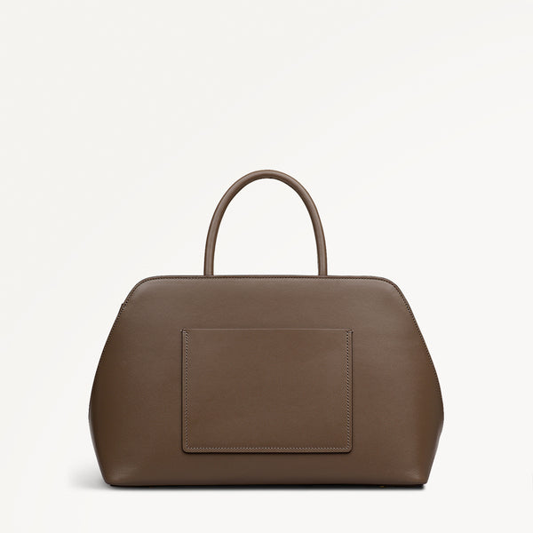 Radley London Coffee Medium Ziptop Grab | Liverpool Street AW25 | Radley London