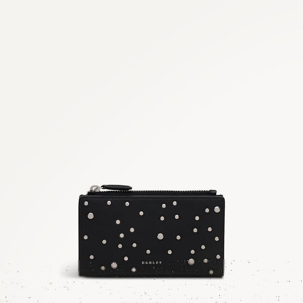 radley london Coin Street - Stud Medium Ziptop Wallet Black - 113175