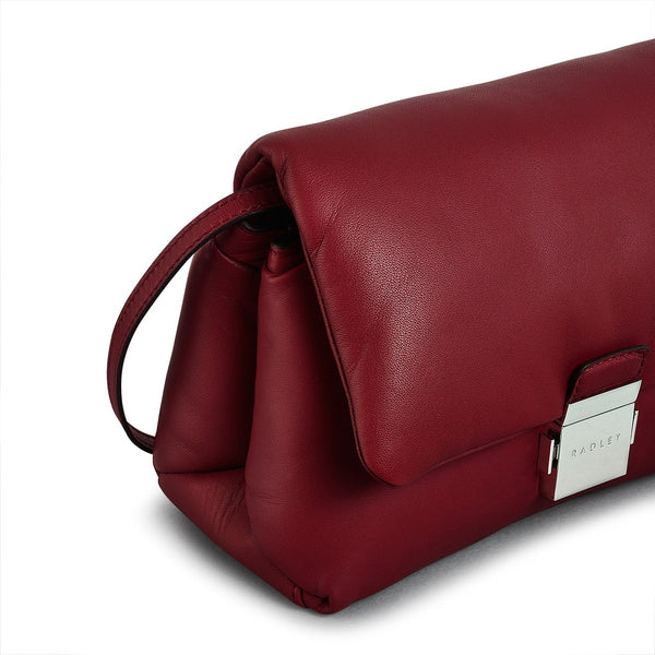 Radley London Cranberry Leather Red Crossbody Bag | Bond Court AW24 | Radley