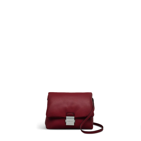 radley london Cranberry Leather Red Crossbody Bag | Bond Court AW24 | Radley