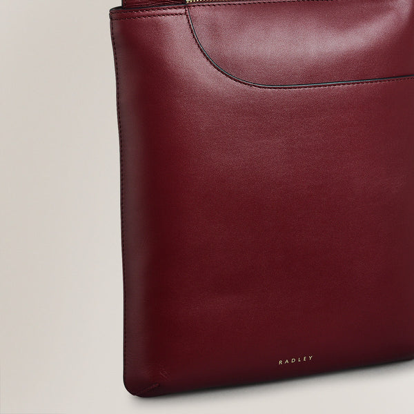 Radley London Cranberry Red Handbag Crossbody | Pockets Icon AW24 | Radley