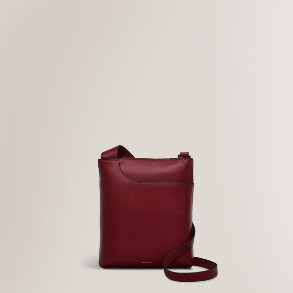 radley london Cranberry Red Handbag Crossbody | Pockets Icon AW24 | Radley