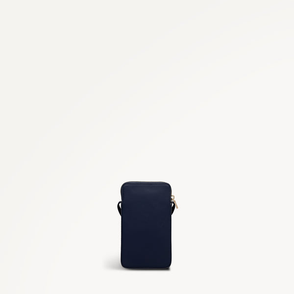 Radley London Dark Blue Medium Phone Cross Body | It's Written In The Snowflakes AW25 | Radley London