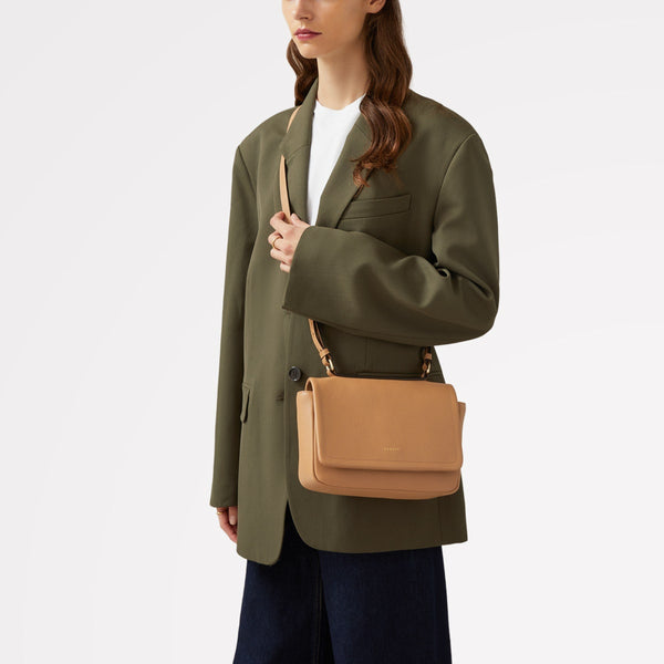 Radley London Dark Butter Small Flapover Crossbody | Sycamore Grove AW24 | Radley London