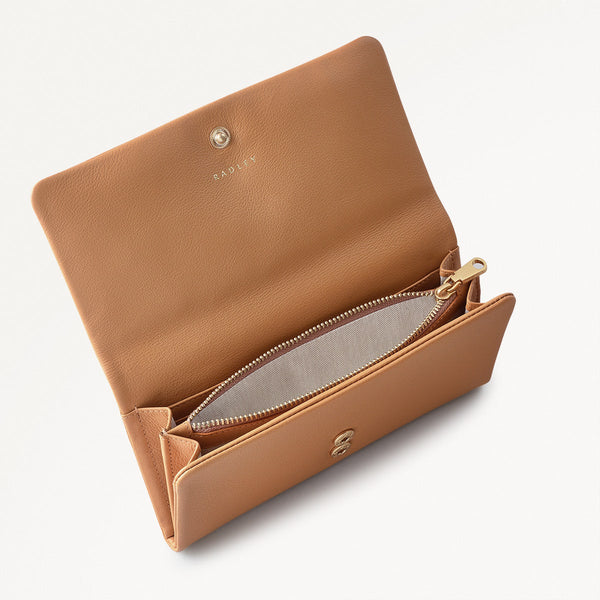 Radley London Dark Butter Woman's Brown Wallet | Mallow Street SS25 | Radley