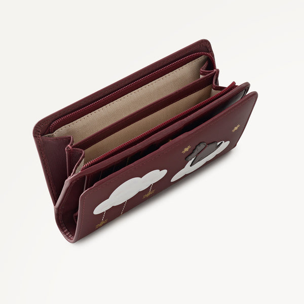 Radley London Dark Cherry Medium Bifold Purse | It's Written In The Snowflakes AW25 | Radley London