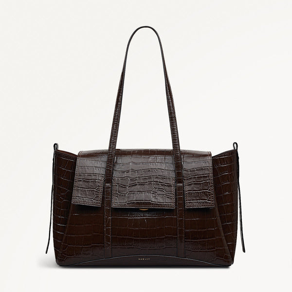 radley london Dark Oak Large Flapover Shoulder | The Chancery AW25 | Radley London