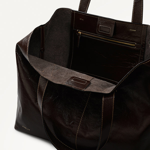 Radley London Dark Oak Large Open Top Tote | Broadway Market AW25 | Radley London