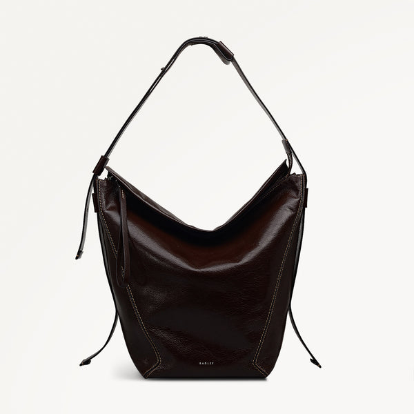 radley london Dark Oak Large Ziptop Shoulder | De Beauvoir AW25 | Radley London