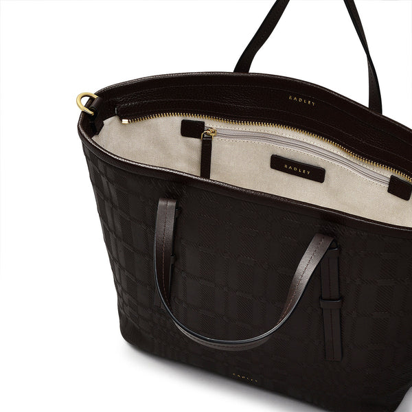 Radley London Dark Oak Medium Ziptop Grab | Bridgewater 2.0 AW24 | Radley London