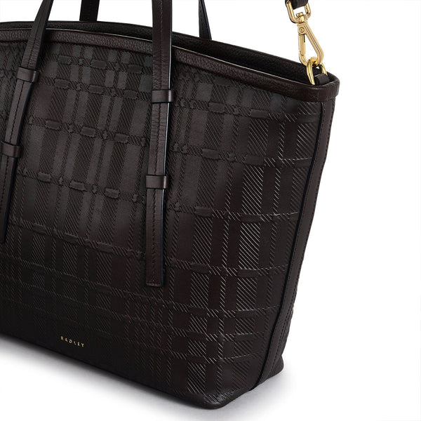 Radley London Dark Oak Medium Ziptop Grab | Bridgewater 2.0 AW24 | Radley London