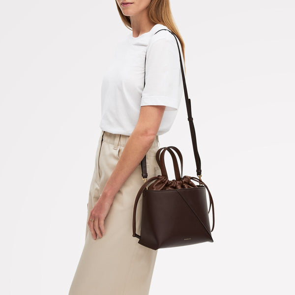 Radley London Dark Oak Small Drawstring Grab | The Portobello AW25 | Radley London