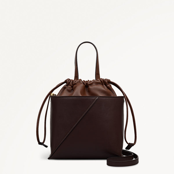 Radley London Dark Oak Small Drawstring Grab | The Portobello AW25 | Radley London