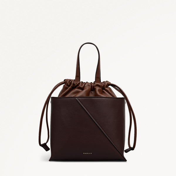 radley london Dark Oak Small Drawstring Grab | The Portobello AW25 | Radley London