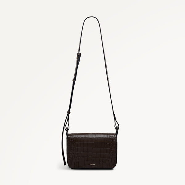 radley london Dark Oak Small Flapover Cross Body Bag | Westwell Lane AW25 | Radley London