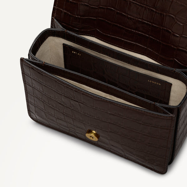 Radley London Dark Oak Small Flapover Shoulder | The Belsize AW25 | Radley London