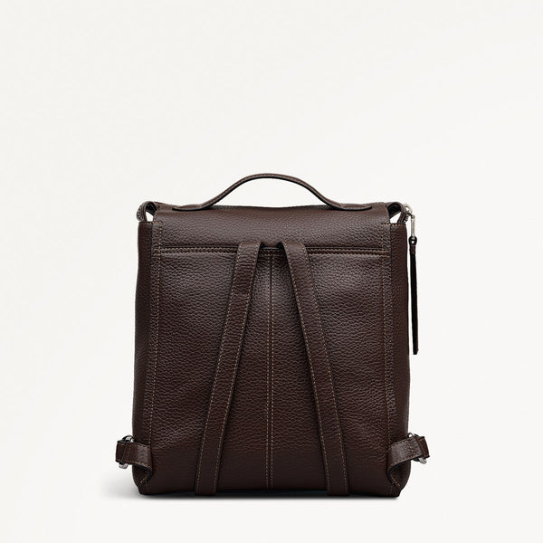 Radley London Dark Oak Small Ziptop Backpack | Oak Street AW25 | Radley London