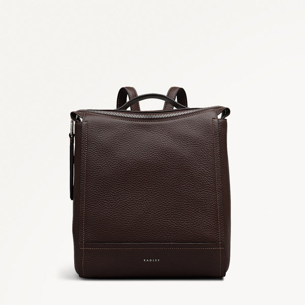 radley london Dark Oak Small Ziptop Backpack | Oak Street AW25 | Radley London
