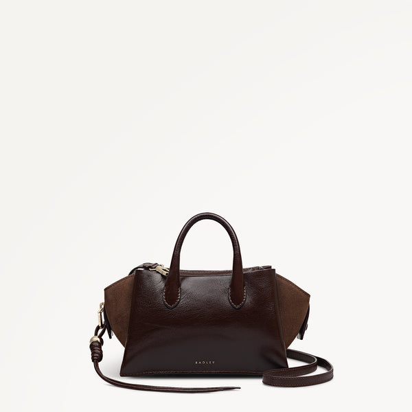 radley london Dark Oak Small Ziptop Grab | The Romilly AW25 | Radley London radley london Dark Oak Small Ziptop Grab | The Romilly AW25 | Radley London