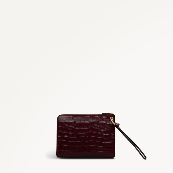 Radley London Elms Crescent Medium Multi-Compartment Pouch Dark Cherry - 113164