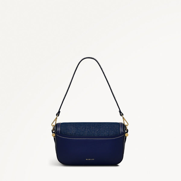 Radley London Evenfall Blue Cross Body Leather Bag | Bathurst Mews Indigo AW25 | Radley
