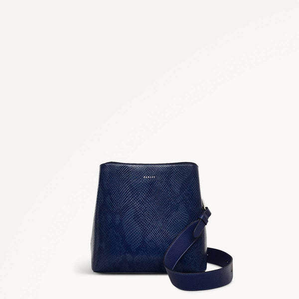 radley london Evenfall Blue Crossbody Bag | Dukes Place Faux Snake SS25 |Radley