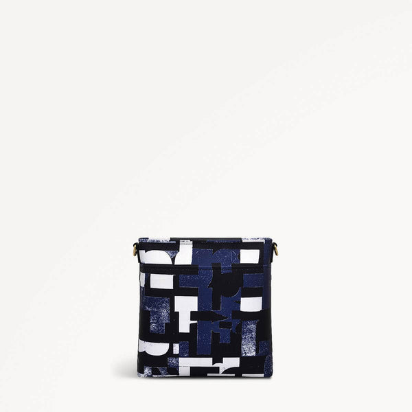 Radley London Evenfall Blue Crossbody Bag | Southwell Gardens Abstract Geo SS25 | Radley