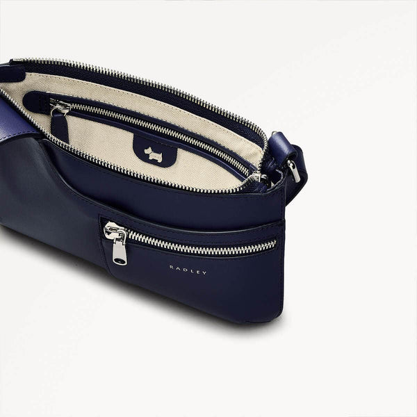 Radley London Evenfall Blue Mini Crossbody Bag | Pockets Collection SS25 | Radley