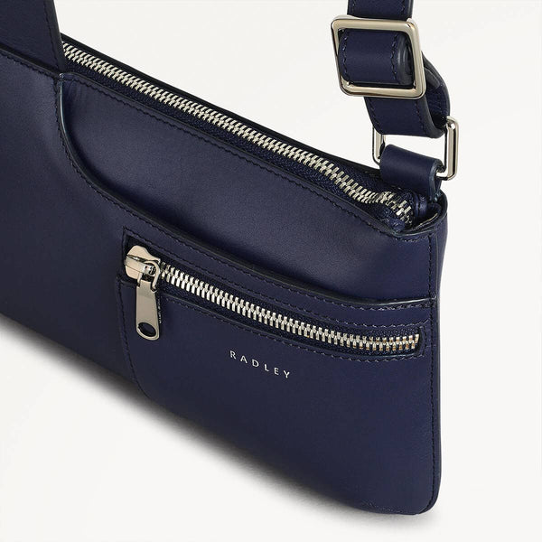 Radley London Evenfall Blue Mini Crossbody Bag | Pockets Collection SS25 | Radley