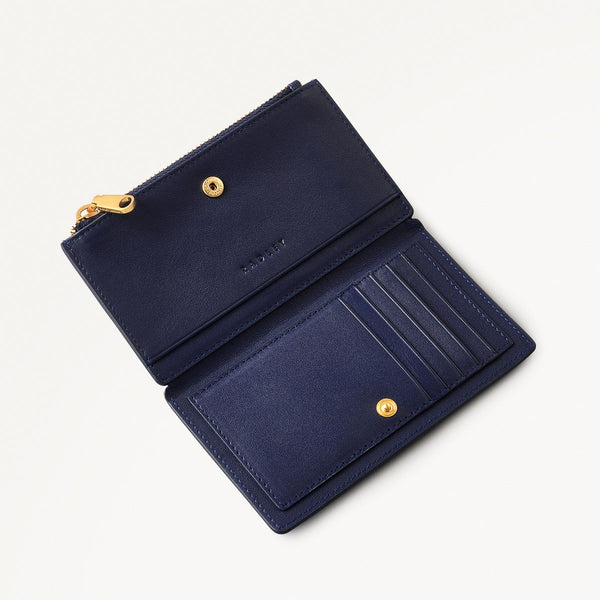 Radley London Evenfall Blue Woman's Money Purse | Coin Street Stripe AW25 | Radley