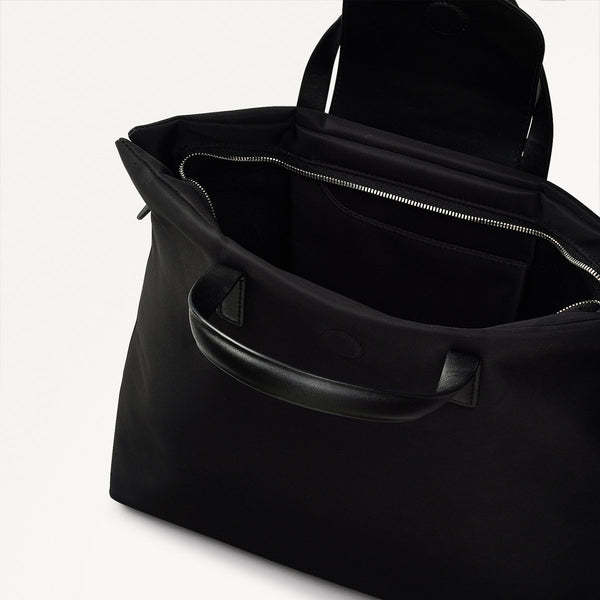 Radley London Fabric Medium Sized Black Backpack | Pocket Essentials SS25 | Radley