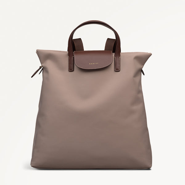 radley london Fabric Medium Sized Black Backpack | Pocket Essentials SS25 | Radley