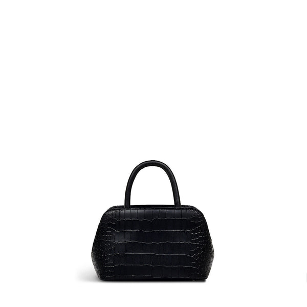 Radley London Faux Croc Black Grab Bag | Liverpool Street AW24 | Radley