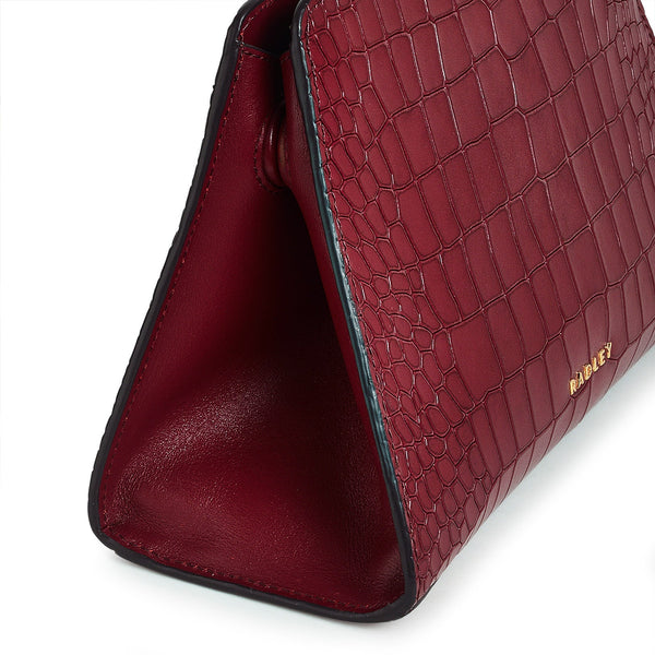 Radley London Faux Croc Leather Red Crossbody Bag | Glasshouse AW24 | Radley