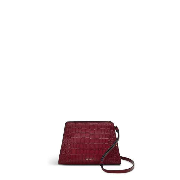 radley london Faux Croc Leather Red Crossbody Bag | Glasshouse AW24 | Radley