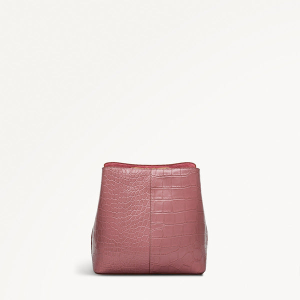 Radley London French Rose Pink Compartment Bag | Dukes Place Croc AW25 | Radley