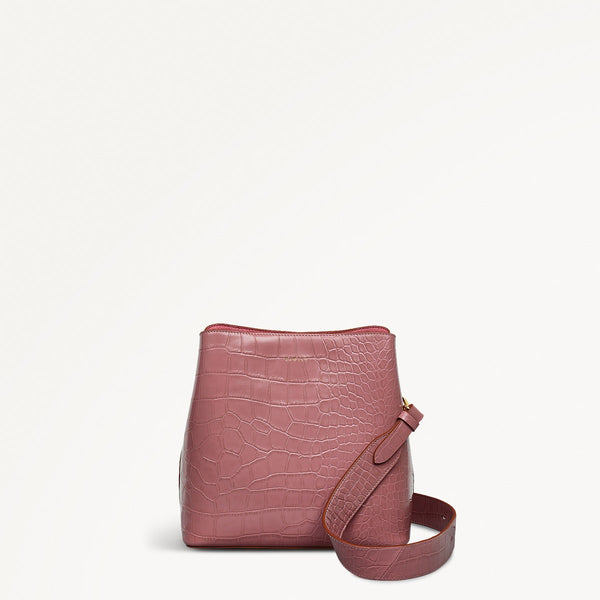 radley london French Rose Pink Compartment Bag | Dukes Place Croc AW25 | Radley