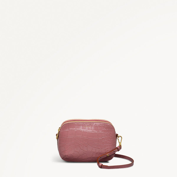 radley london French Rose Pink Leather Crossbody Bag | Dukes Place Croc AW25 | Radley