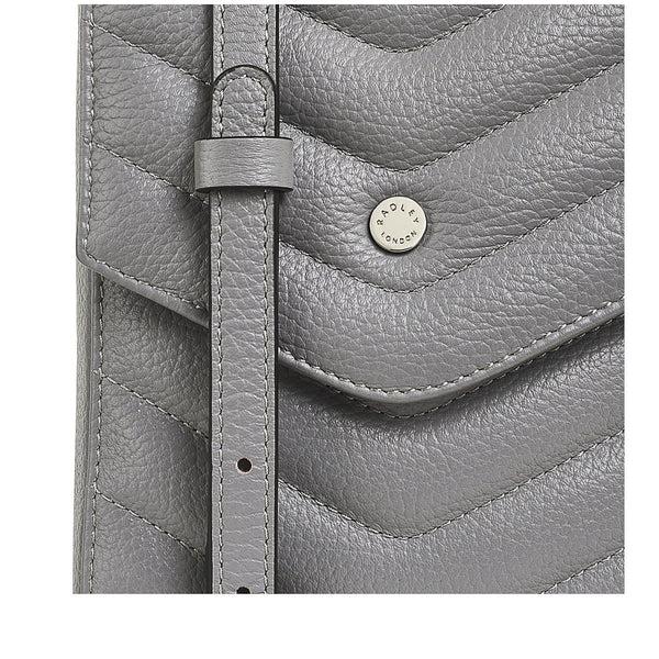 Radley London Grey Designer Cross Body Phone Bag | Rowe Avenue AW24 | Radley London