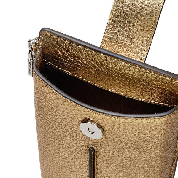 Radley London Icy Gold Phone Crossbody Bag | Hillgate Place Metallic AW24 | Radley