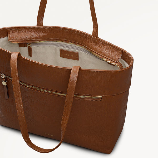Radley London Indus Tan Medium Ziptop Tote | Fountain Road AW25 | Radley London