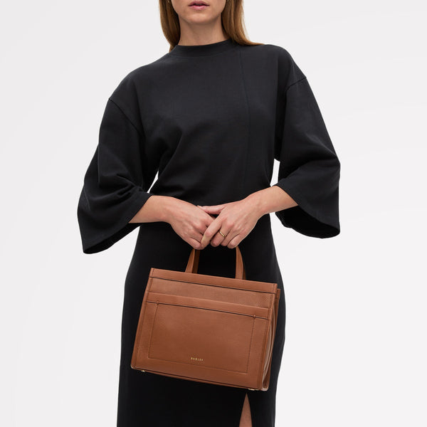 Radley London Indus Tan Small Ziptop Grab | Alba Place AW25 | Radley London